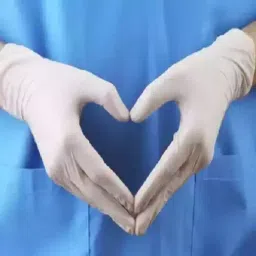 Max Plus Surgical Hand Gloves Disposable Rubber Latex White Free Size (Pack of 70 Pcs) image 3