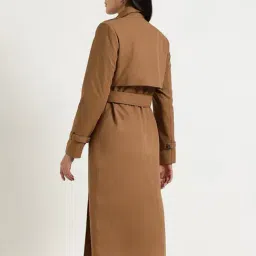 Fablestreet Tan Twill Trench Coat image 2
