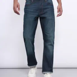 Lee Rodeo Blue Straight Fit Lightly Washed Jeans-image-20