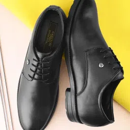 Carlton London Men's Black Derby Shoes-picture-33