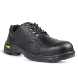 Eurock CLASSIC 200 J Steel Toe Safety Shoe Low Ankle PU Sole UK 9 Size Leather Black for Industrial Use-picture-34