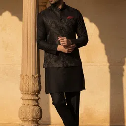 KISAH Men Regular Kurta with Trousers-picture-46