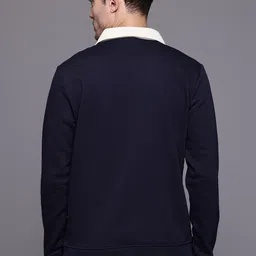 Allen Solly Contrast Collar Colourblocked Sweatshirt image 5