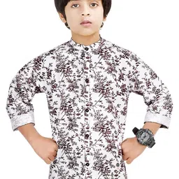 MADE IN THE SHADE Unisex Kids Floral Printed Casual Shirt-picture-34