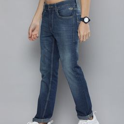 Flying Machine Men Blue Micheal Slim Tapered Fit Light Fade Stretchable Jeans-picture-11