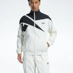 Reebok White Regular Fit Printed Sports Jacket-picture-11