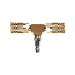 Techno Straight 6.35 mm (1/4 inch) Two Way Manifold Regular Pneumatic Coupling-image-102