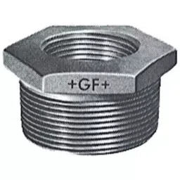 georg fischer Georg Reducer Bush Fischer Black malleable Iron Fitting Straight male BSPT 3/4in to Female BSPP 3/8in, 770241122 (Pack of 5)-picture-19