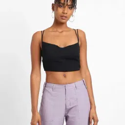 Forever 21 Black Regular Fit Crop Top-picture-38