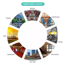 Loadx 3000 Kg (3 Ton) Alloy Steel Chain Pulley Block LXCPB3T3M image 3