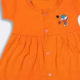 KIDEEZGUILD Girls Pack of 2 Cotton Fit & Flare Dress image 3