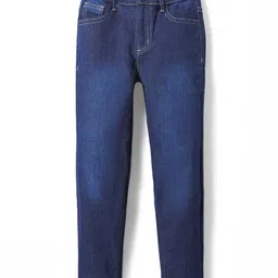 Pine Kids Denim Full Length Washed Jeans - Navy Blue-image-84