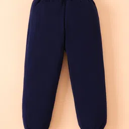 Mark & Mia Cotton Full Raglan Sleeves Winter Wear Suits with Panda Print - White & Navy Blue image 4