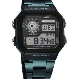 Sonata MenDial & Bracelet Style Straps Digital Watch 77134PM07W-picture-26