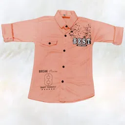 FASHION GRAB Boys Classic Fit Typography Printed Spread Collar Cotton Casual Shirt-picture-27