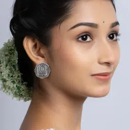 Look and Adorn Quirky Studs Earrings-image-10