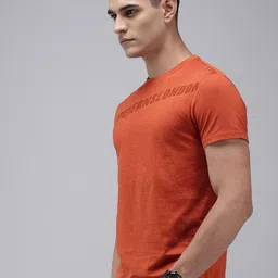 Pepe Jeans Brand Logo Printed Pure Cotton Slim Fit T-shirt image 4