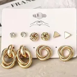 HOUSEOFTRENDZZ Contemporary Studs Earrings-picture-11