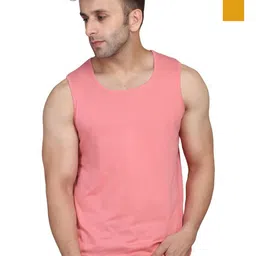 WOOSTRO Men Pack Of 2 Solid Round Neck Cotton Slim Fit T-shirts-picture-37