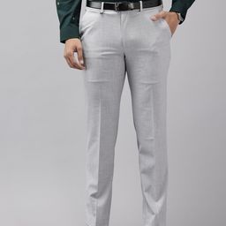 Van Heusen Men Slim Fit Formal Trousers-picture-20