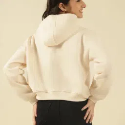 lil tomatoes Li'l Tomatoes Girls Cream Printed Regular Fit Sweatshirt image 2