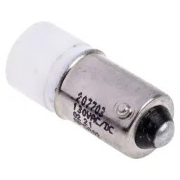 RS PRO LED Indicator Lamp, BA9s, White, Single Chip, 10 mm dia 130 V AC 207703 image 5