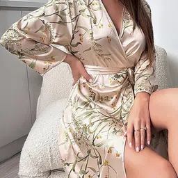 DressBerry Women Cream Polyester Co-Ords-image-92