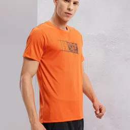 HRX by Hrithik Roshan Men Printed Rapid-Dry Training T-shirt image 5