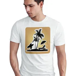 Seekbuylove Men Bio Finish Graphic Printed Pure Cotton T-shirt image 4