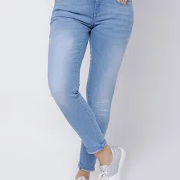 Tokyo Talkies Women Blue Super Skinny Fit Mid-Rise Clean Look Stretchable Jeans-picture-28