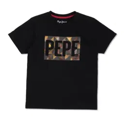 Pepe Jeans Kids Black Printed T-Shirt-image-8