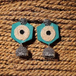 iTokri Dome Shaped Jhumkas-picture-20