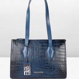 Hidesign CAMILLE 02 SHINY CROCO Animal Textured Structured Shoulder Bag-picture-31
