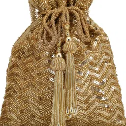 Tarini Nirula Noor White Gold Clutch image 4