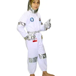 Kaku Fancy Dresses Space Theme Costume Set - White-picture-11