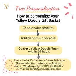 Yellow Doodle Unicorn Dreams Organic Cotton Rope Baskets Pack of 2 - Multicolour image 2