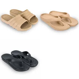 Feel alive Men Set of 3 Ultra-Comfortable Lightweight Sliders-picture-40