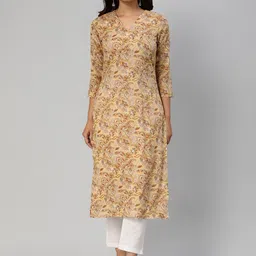KALINI Women Floral Printed V-Neck Kurta-picture-24
