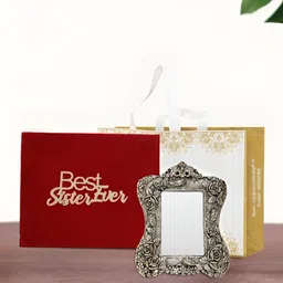 INTERNATIONAL GIFT Silver Plated Photo Frame Gift Set-image-12