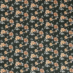 CLIO'S HERITAGE STORE Black & Pink Printed 210 TC Queen Bedsheet Set 2.28 m x 2.28 m image 2