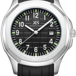 KENNETH SCOTT Men Dial & Straps Analogue Watch K24014-SSBB image 4