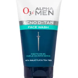 O3+ Alpha Men Acno D-Tan Face Wash with Salicylic & Tea Tree - 100 ml-picture-15
