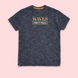 Pantaloons Junior Navy Cotton Printed T-Shirt-image-13