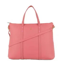 Baggit Coral PVC Solid Laptop Tote Handbag-picture-10