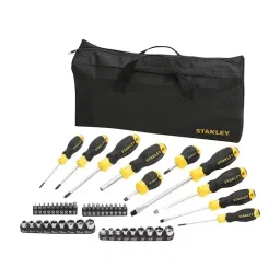 STANLEY CG3 Bi-Material Chrome Vanadium Steel Screwdriver Set, STHT92004-8 (Pack of 8) image 1