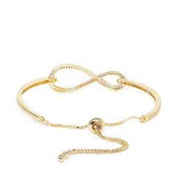 Manikya Gold-Plated Cubic Zirconia Bracelet image 3