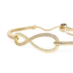 Manikya Gold-Plated Cubic Zirconia Bracelet image 4