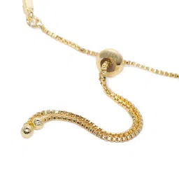 Manikya Gold-Plated Cubic Zirconia Bracelet image 5