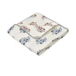 Anadhika Blue Floral AC Room Single Bed Dohar-picture-3