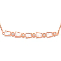 Peora Rose Gold CZ Studded Adjustable Fancy Bracelets image 2